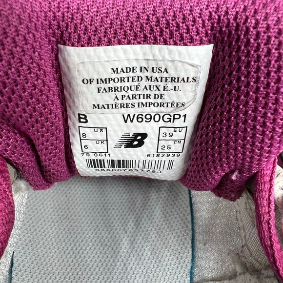 New Balance Womens 690 Gray Pink Sneakers Size 8 - Picture 10 of 10